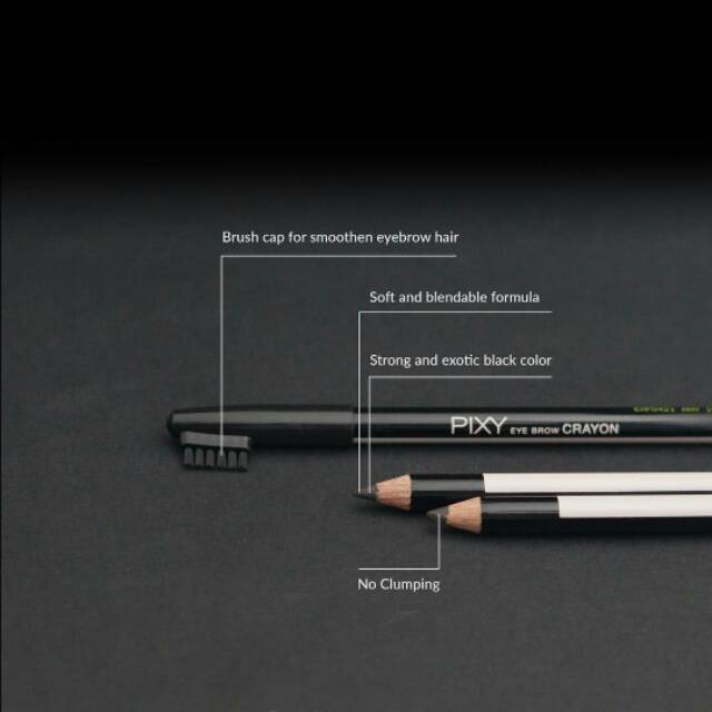 PIXY eyebrow Crayon Natural with Brush