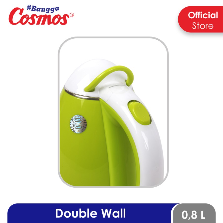 Cosmos Electric Kettle CTL-211 Kettle Listrik CTL211 Teko Listrik CTL 211 Teko Pemanas Air 0.8Liter Elektrik Kettle