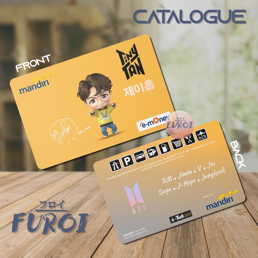 Custom Flazz BCA | Custom Emoney Mandiri | BTS Tiny Tan Members