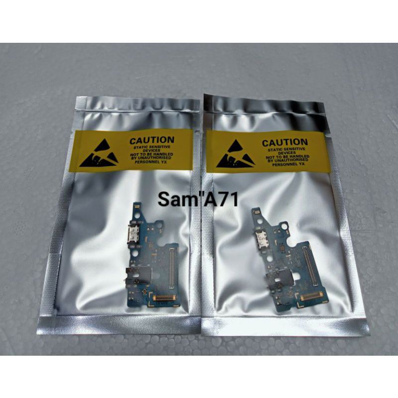 PAPAN CAS KONEKTOR CHARGER SAMSUNG A71 PLUG-IN MIC ORI
