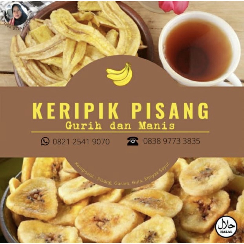 

Kripik Pisang kepok Homemade
