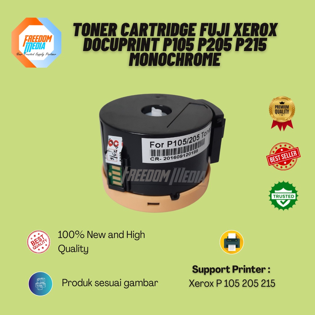 Toner Cartridge Compatible Xerox P105 P215 P205 M215 M205 Monochrome
