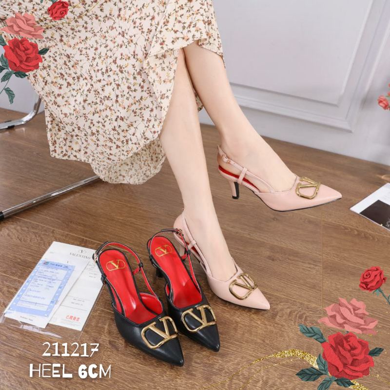 New arrival High Heel V.L import Leather kode 211217