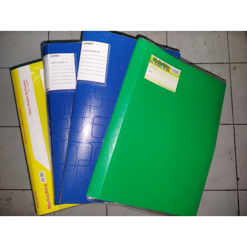 

CLEAR HOLDER 60 POCKET HOMBO / DISPLAY BOOK 60 LEMBAR / DOKUMEN / MAP / FILE / FOLIO