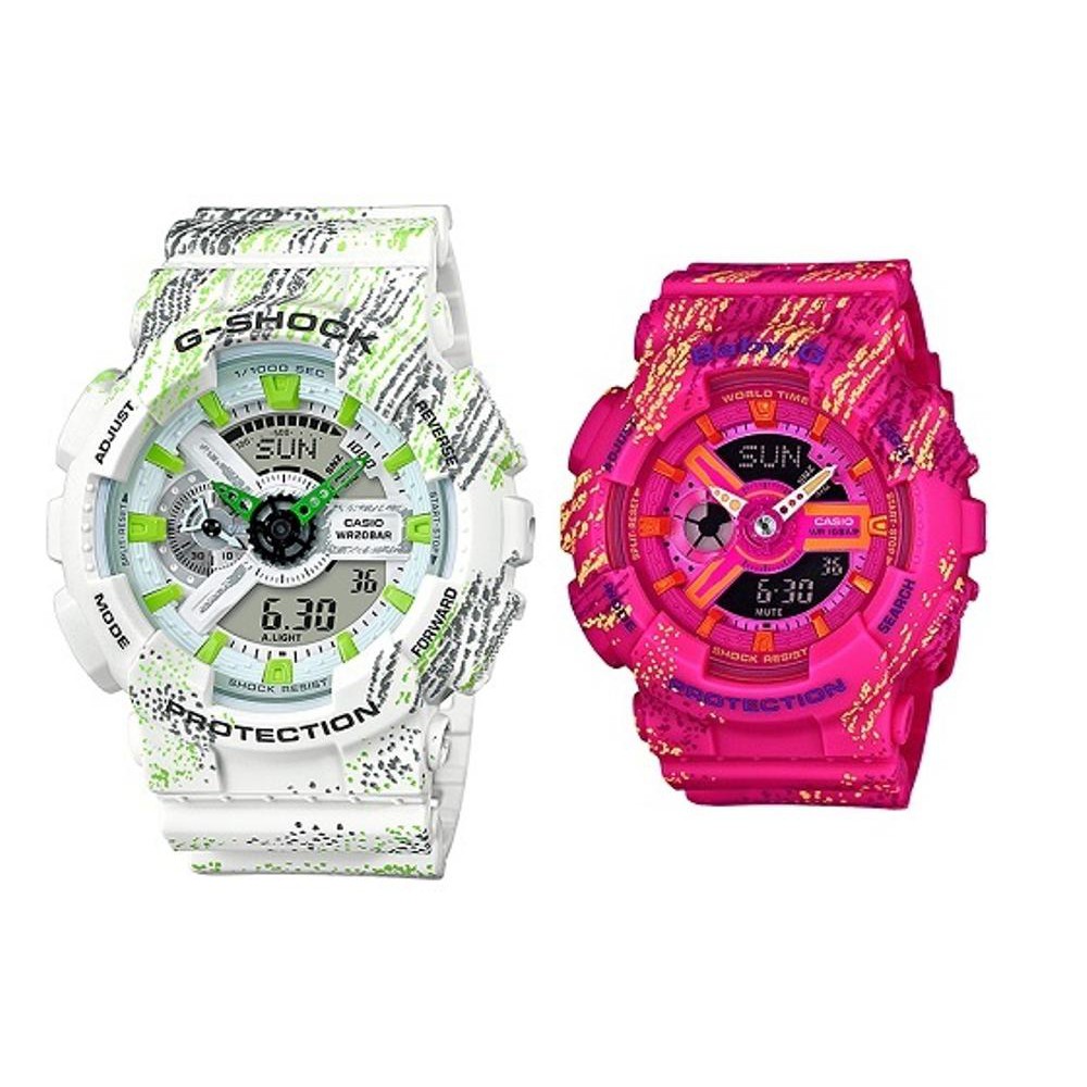 Jam Tangan Casio G Shock Baby G Original Couple Pria Wanita GA 110TX 7A BA 110TX 4A Harga Sepasang