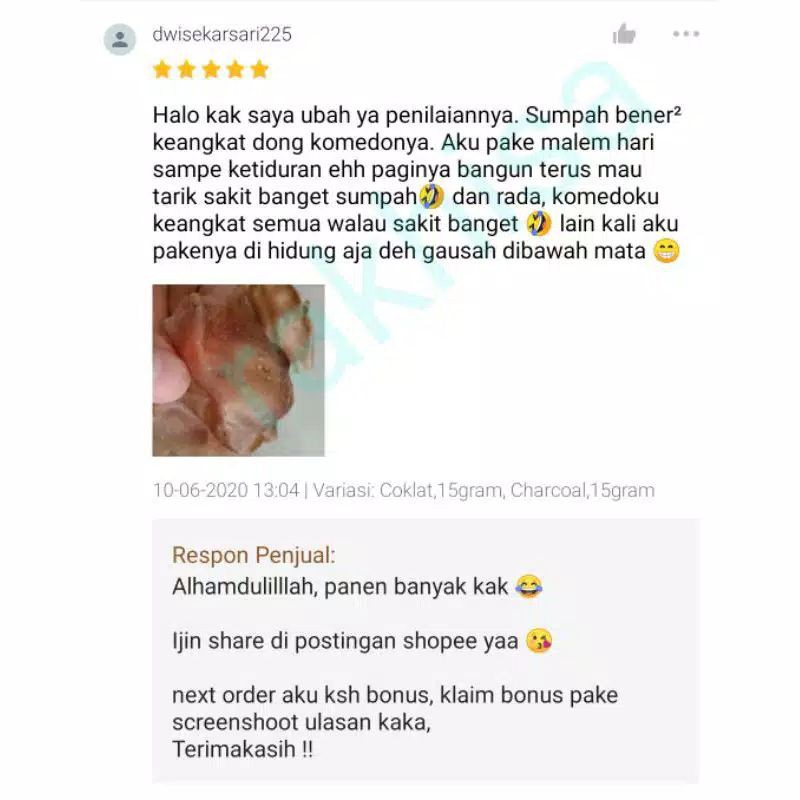 15 GRAM MASKER KOMEDO GELATIN  HALAL MUI ORIGINAL-4