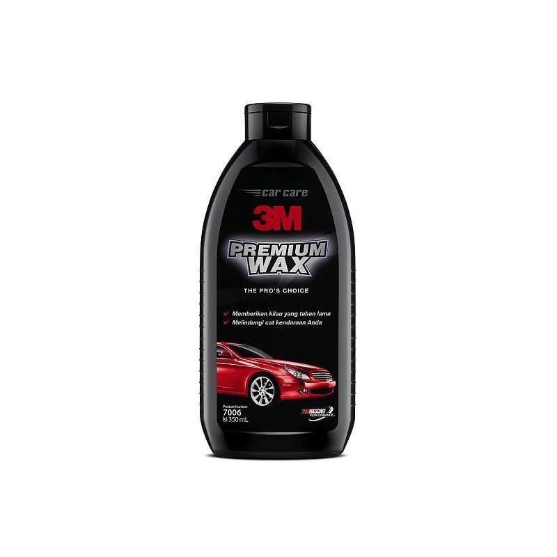 3M™ Premium Wax 350 mL - Cairan Pengkilap Cat Body Mobil yang bagus dan terbaik