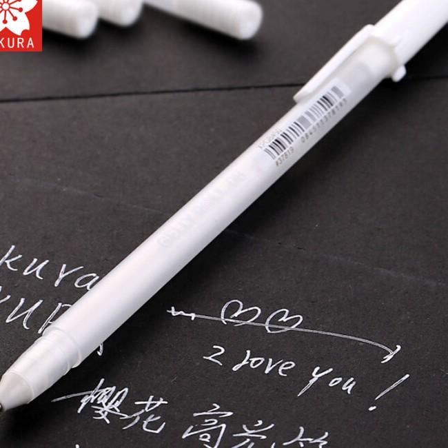 

[WIY7A3681] Sakura Gelly Roll Ink Pen White 0.3mm (05) - Fine Point / White Pen