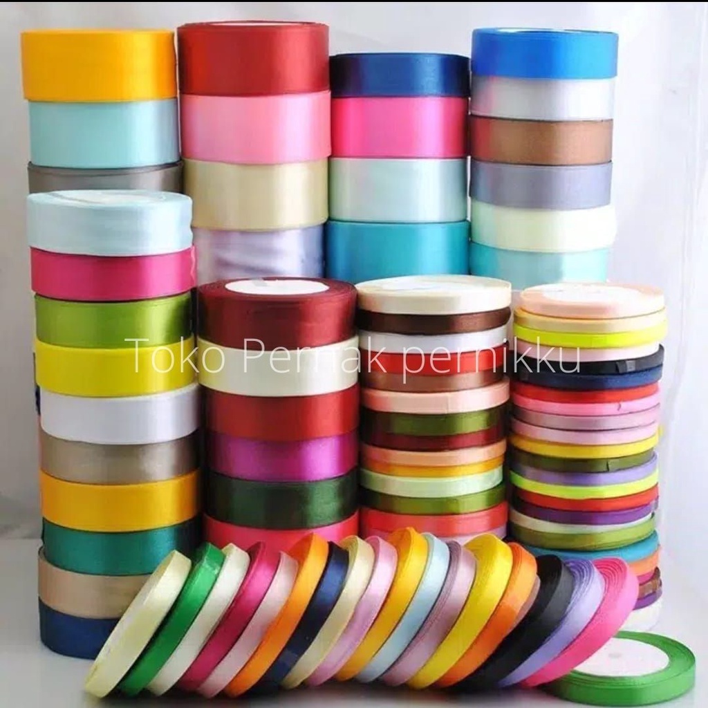 

PITA SATIN 2,5 CM PER ROLL ( PITA BESAR )