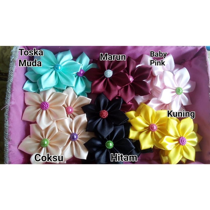 

Order Langsung Bros Bunga Pita Satin Kanzashi Korsase 7 cm terbaik