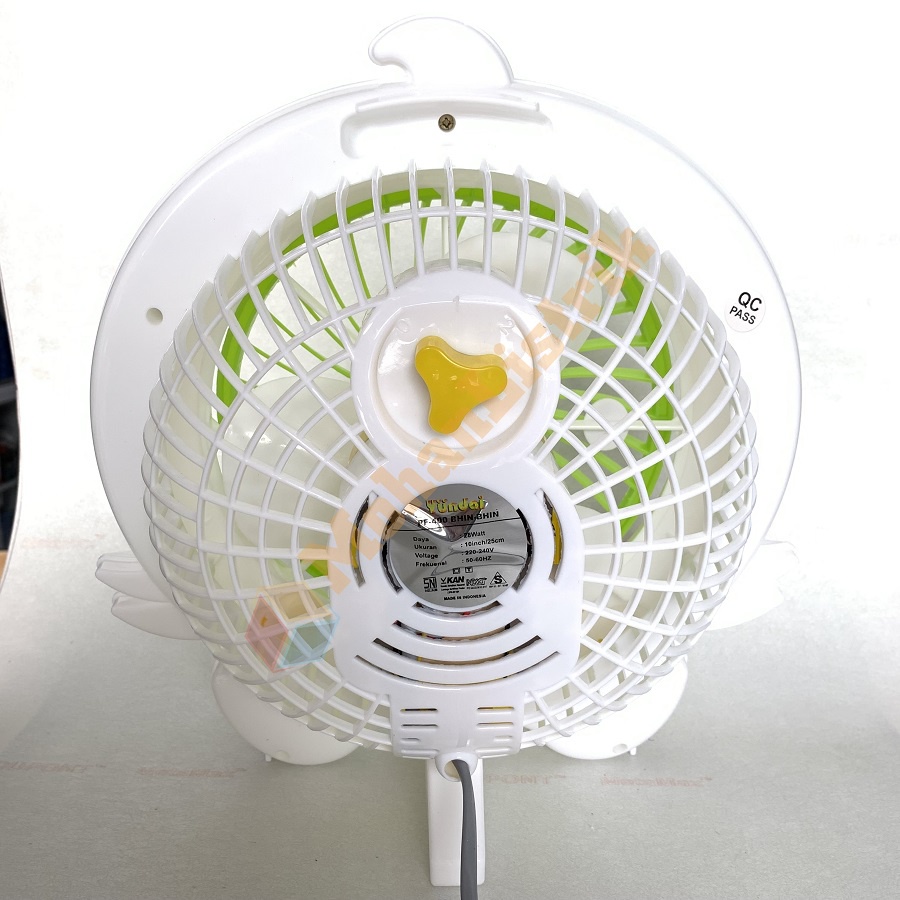 Kipas Angin Karakter Kartun Bin Bin Burung Putih 10&quot; 10inch Box Fan Karakter Lucu