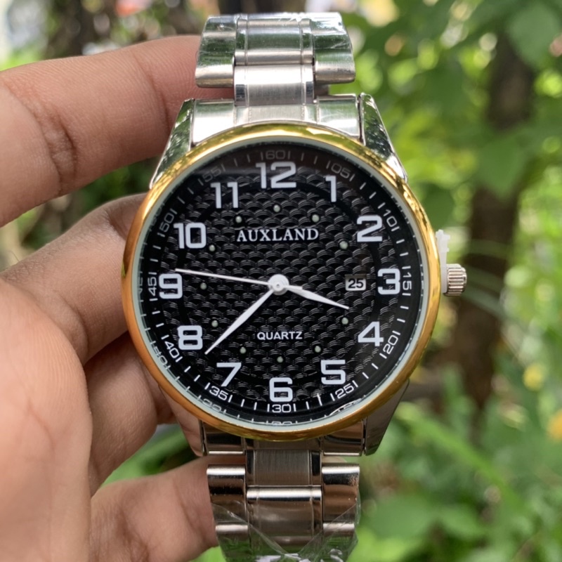 JAM TANGAN ORIGINAL PRIA COWOK SPORT RANTAI AUXLAND MURAH PREMIUM FREE BOX GROSIRAN