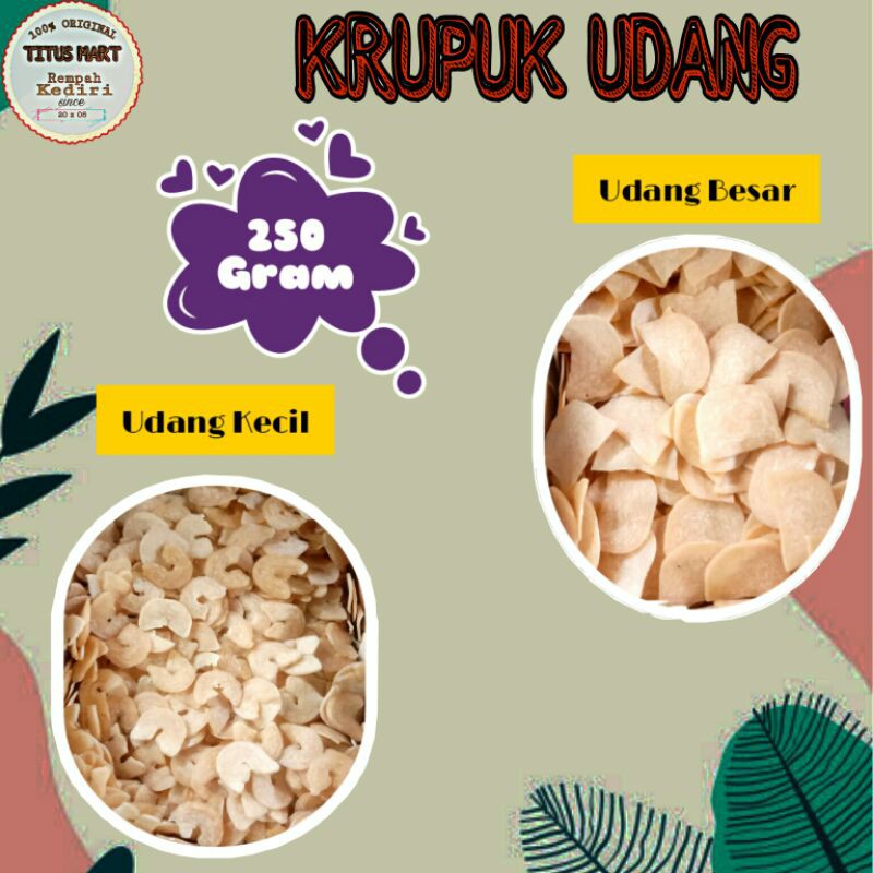 

KRUPUK Udang (250 Gram)