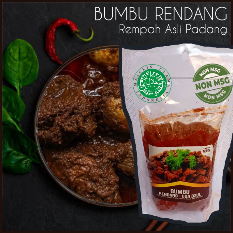 BUMBU RENDANG Asli Padang Untuk 1 KG Daging