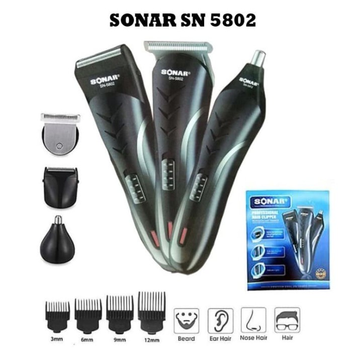 Alat cukur Sonar SN-5802 / KEMEI KM-1407 rambut-jengot-kumis