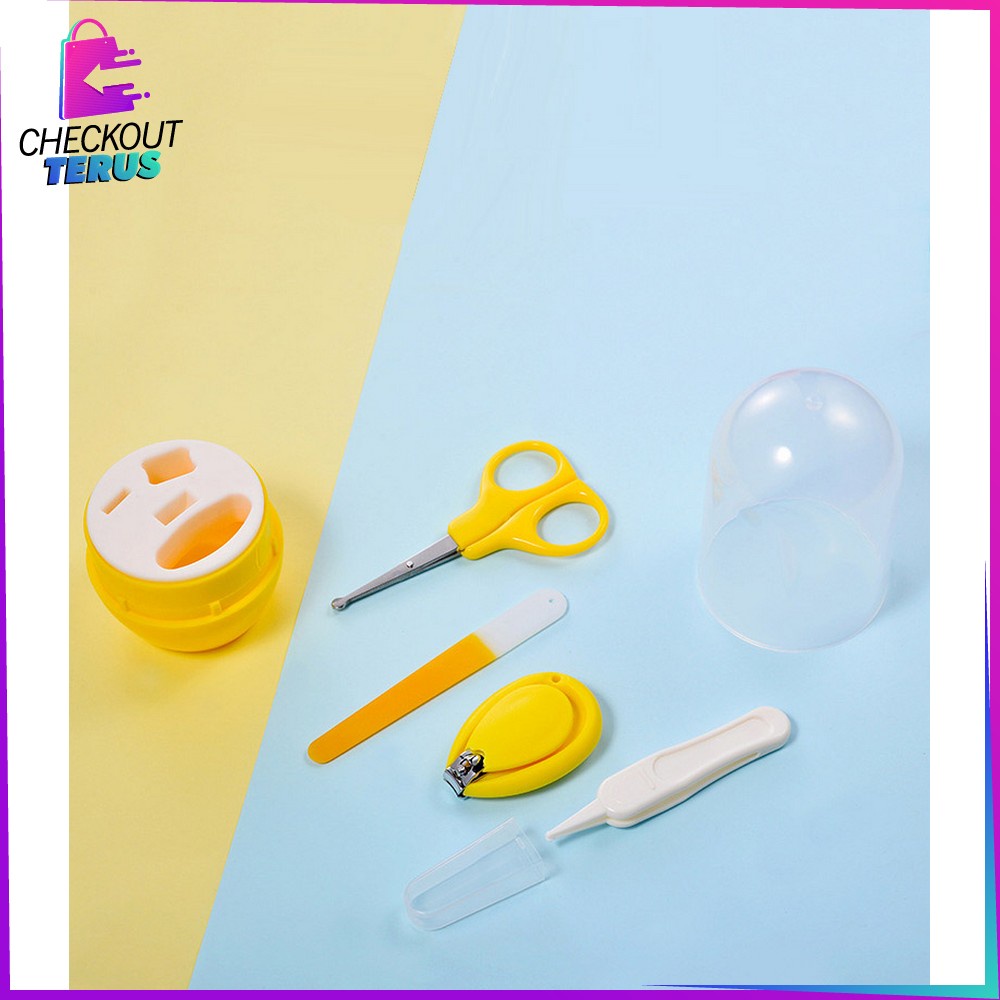 CT C285 Gunting Kuku Bayi Set Baby Care Kit 4IN1 Baby Nail Clipper Set  Manicure Set Bayi Gunting Kuku Warna Bayi