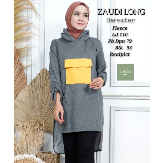 ZAUDI LONG SWEATER BU ASA JAKET