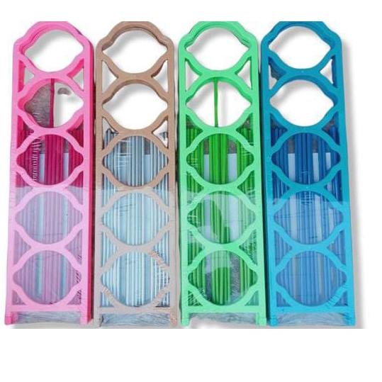 Rak Sepatu Plastik / Tempat Sepatu Plastik Susun 5 Tingkat