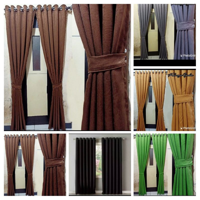 Gorden Lokal Polos Gorden Embos Polos Gorden Jendela Minimalis Ruang Tamu Gorden Minimalis Murah Gor