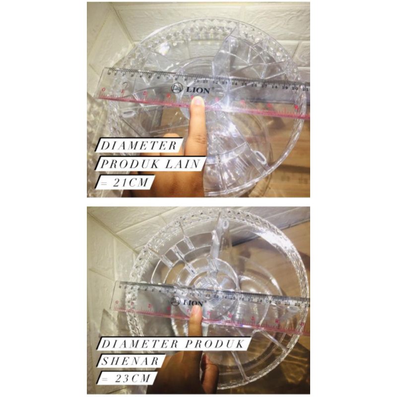 SHENAR Rak Kosmetik Putar 360 Derajat HIGH QUALITY / Rak Kosmetik ACRYLIC DIAMOND