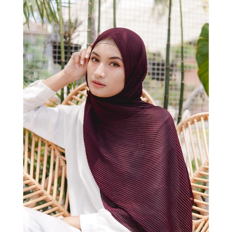 Pashmina Plisket Shawl/Pasmina Pleated Shawl/Pashmina Plisket Diamond