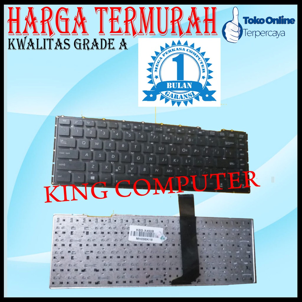 KEYBOARD ASUS X450 BLACK