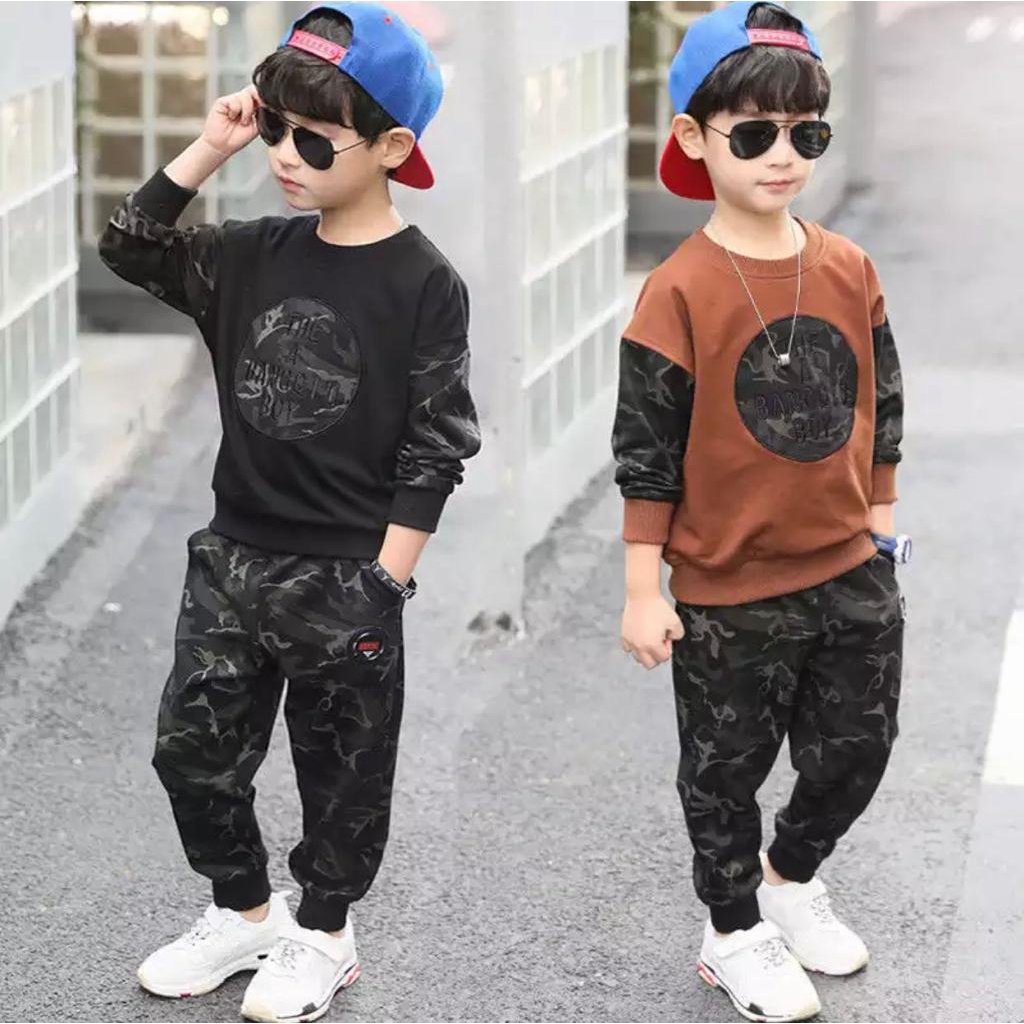 SETELAN SWEATER BAYI ANAK MOTIF SPVTN SIZE 1-5 TAHUN BAHAN BABYTERRY TERBARU LEMBUT/  SETELAN SWEATER BAYI ANAK LAKI LAKI/ SETELAN SWEATER BAYI ANAK COWO/ SWEATER ARMY ANAK MOTIF SPVTN/ SWEATER BAYI ANAK LORENG SPVTN TERBARU