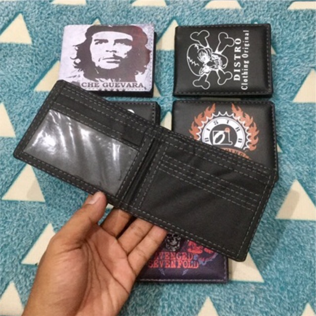 dompet keren murah meriah motif gambar sablon model lipat biasa gambar random #dompet #dompetanak #dompetlipat