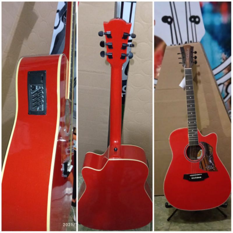 Gitar akuistik elektrik cole clark