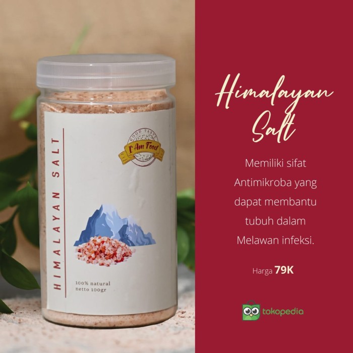 

Best Seller - Garam Himalaya 1Kg ( Kemasan Plastik ) - Iam Food
