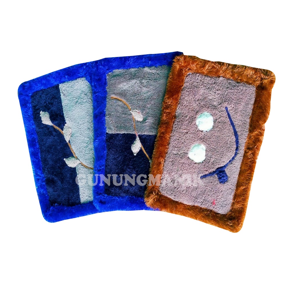 LAP KESET BULU UKURAN 40X60 CM TERMURAH keset bulu tebal keset kaki keset murah keset bulu safur