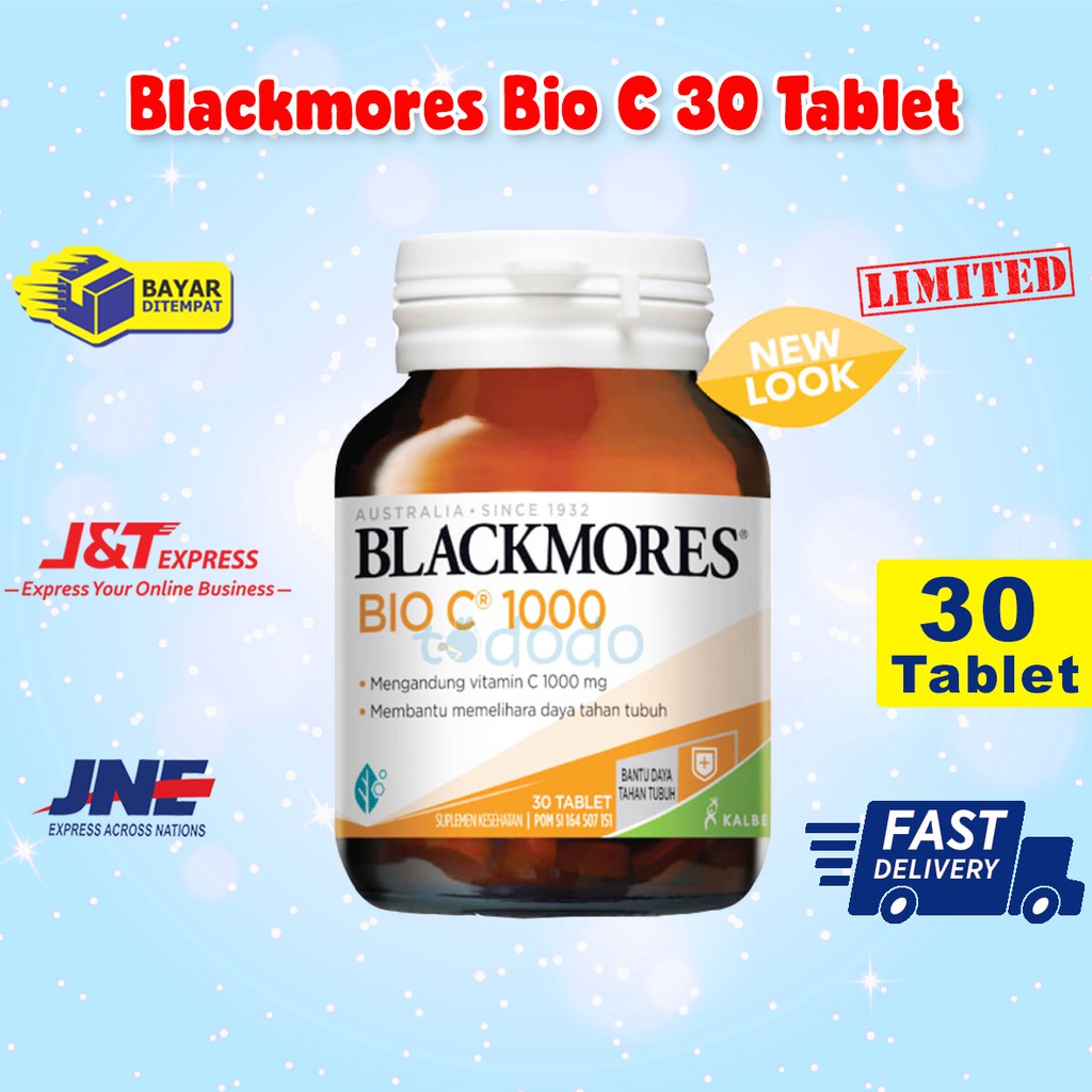 Blackmores Bio C 30 Tablet KALBE BPOM Original - Vitamin C