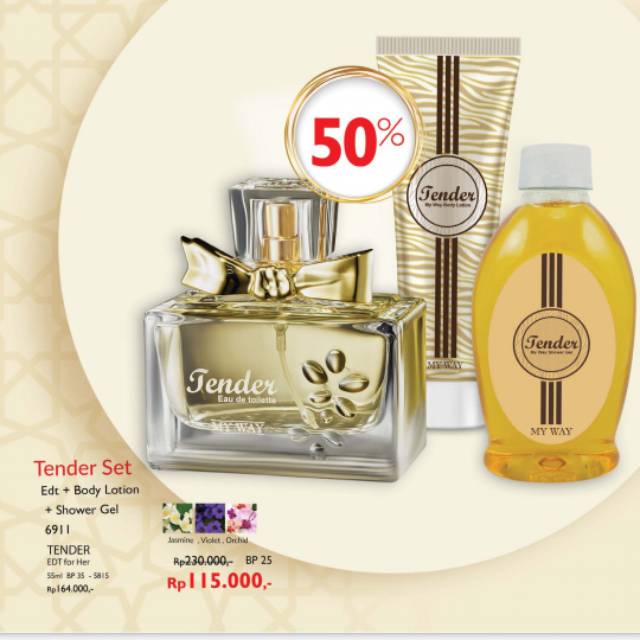 Eau de toilette  Parfum Tender Set My Way