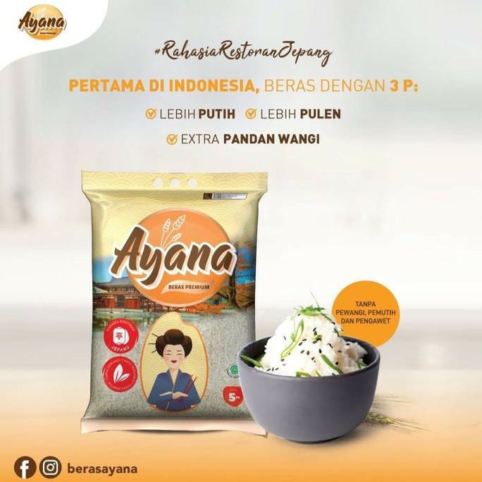 

bg20t01r Beras Ayana / Beras Pandan Wangi / Beras Pulen - 5 Kg Sv012Ss