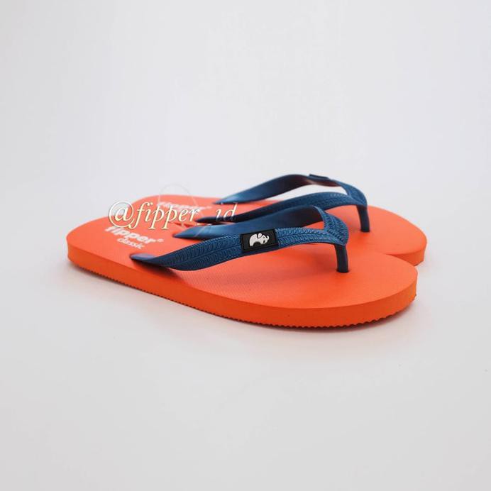 SANDAL FIPPER CLASSIC FOR MAN, SANDAL PRIA FIPPER ORIGINAL - ORANGE, SIZE 10