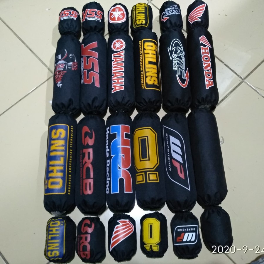 HARGA SEPAKET sarung tabung + sarung shockbreaker cover shock ohlins showa yss ktc wp kwalitas ok