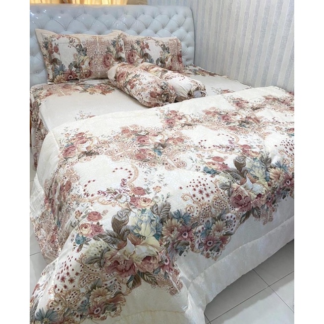 Sprei bahan Katun esra Tempahan anti geser