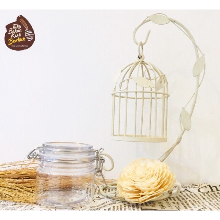 Jar Round 200 ML/Toples Kue Kering/Cookies Jar