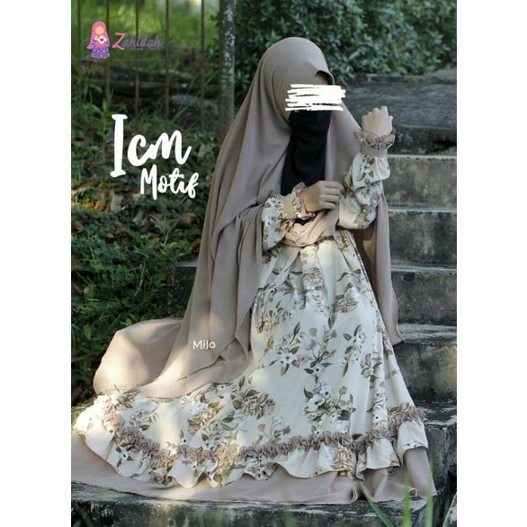 Set ICM Part 3 Milo XS Original Zahidah Preloved Second Gamis Khimar Syari Premium Branded Muslim