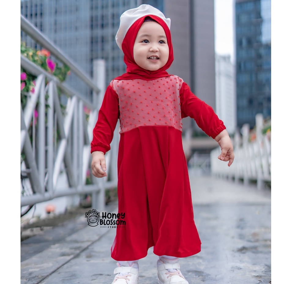 HONEYBLOSSOM gamis bayi murah / gamis bayi perempuan alesha jersey korea