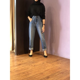 Ryda Boyfriend  Jeans Shopee Indonesia