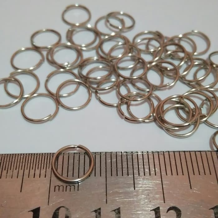 Ring tambahan gantungan kunci 4,5,6,8,10,12mm (100gram)