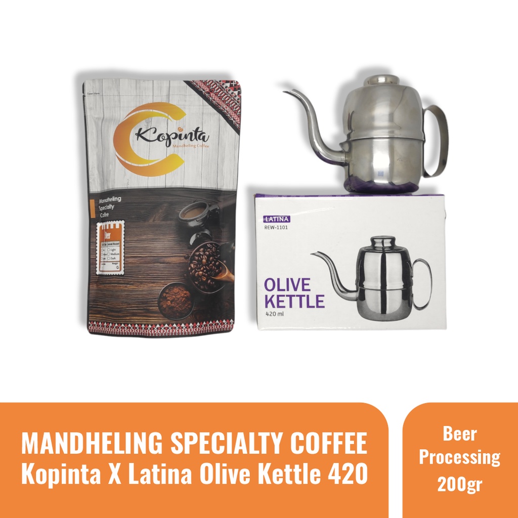 

KOPINTA Mandheling Coffee - Specialty Coffee - Beer Processing X LATINA Olive Kettle 420