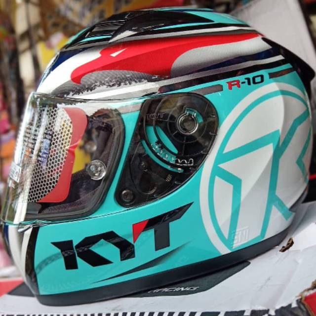 Helm Fullface Kyt R10 Aqua Marine R 10