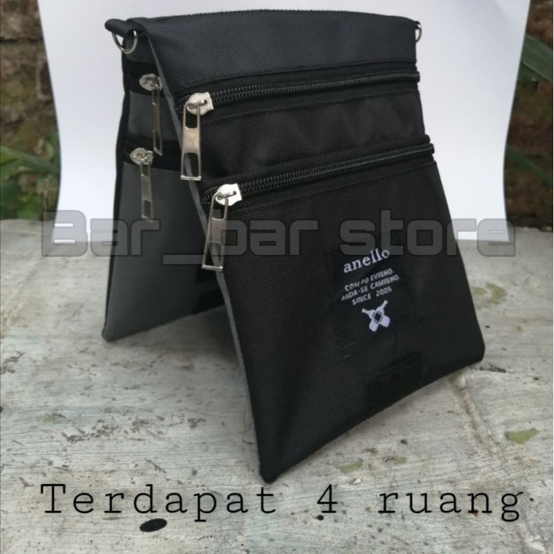 tas selempang pria terbaru bisa bolak balik - sling bag mini - tas paspor - tas hp - tas pria