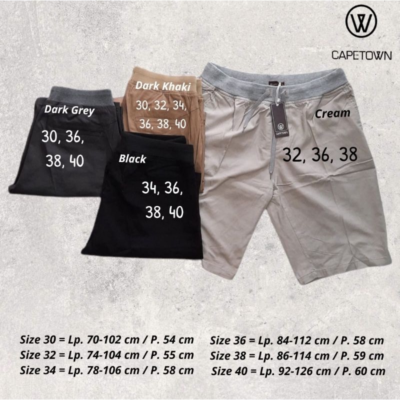 Celana Pendek Kain CAPETOWN/ARIZONA