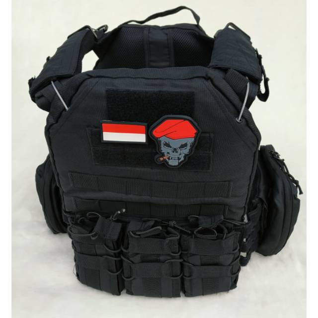 Jual Black Mamba Bodyvest Tactical Rompi Body Vest Komando Shopee Indonesia