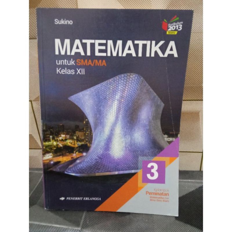 Matematika untuk SMA kelas XII Erlangga