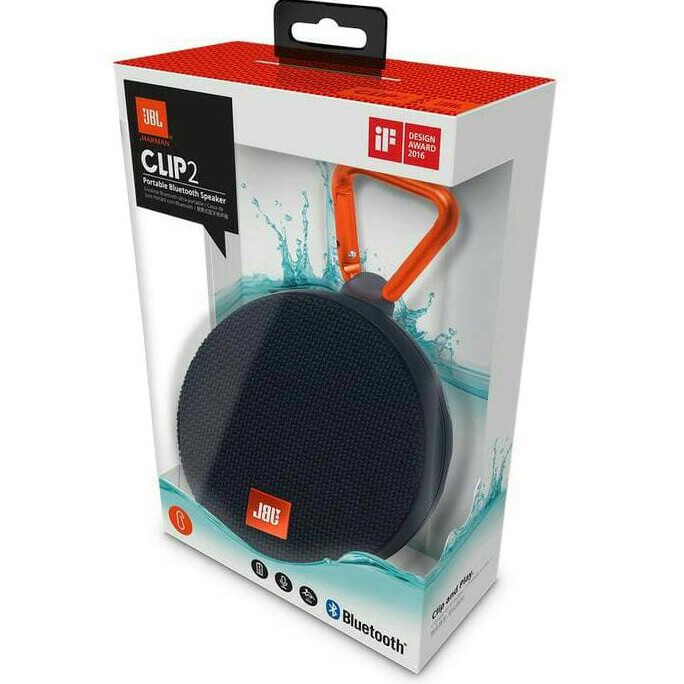 JBL clip 2 speaker bluetooth waterproof | original byharman