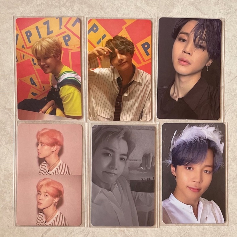 [OFFICIAL] PHOTOCARD HER E MOTS 7 PERSONA PROOF JHOPE JIMIN TAEHYUNG